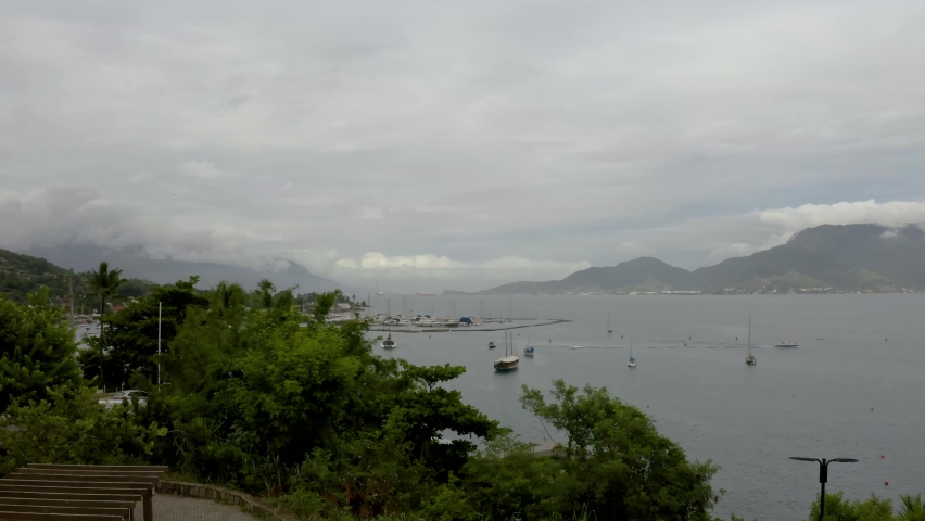 Ilhabela island beach, Sao Paulo, Brazil.