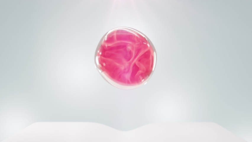 Serum vitamin through the skin layer for repair wrinkles and reduce up saggy skin of the skin cell. Skin repair Concept. 3d rendering.