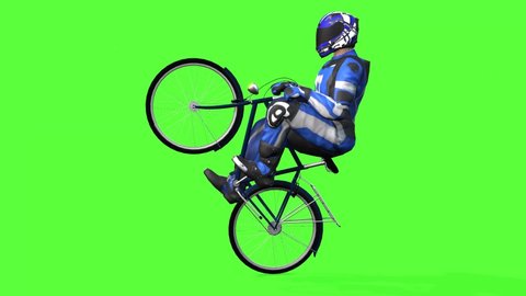 super cool biking 3d animation