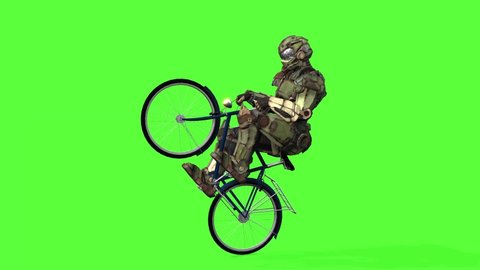 super cool biking 3d animation