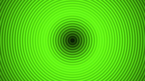 Abstract circle digital geometric tunnel background. 4K futuristic sparkling animation pattern that moves forward with green colors. Technology and cyber concept with copy space