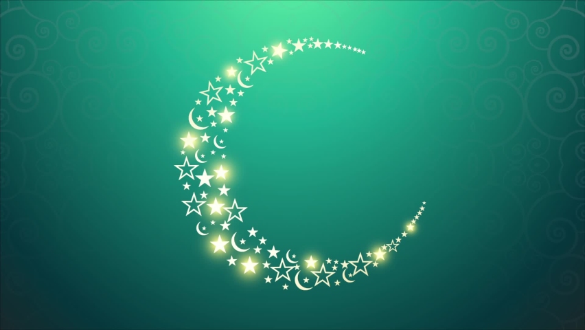 Eid Mubarak Traditional Animated Background HD | Shutterstock HD Video #1089672701