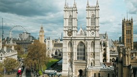 Panoramic Timelapse of Westminster Abbey, English British Church. Scenic  attraction in London, United Kingdom - Powered by Shutterstock - Get 15% off with code: PIKWIZARD15