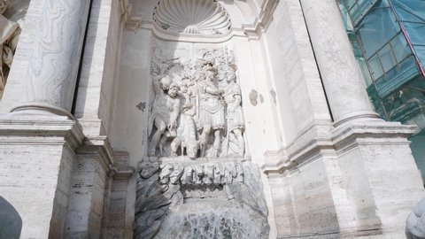 Moses statue on Fontana dell'Acqua Felice