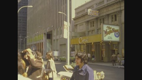 NEW YORK, USA CIRCA 1975: Rockfeller center view in 70's