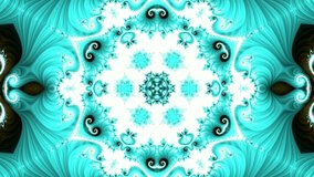 Seamless Looping Videos. Colorful footage Mandala for festival of light. 4K mandala. Geometry ethnic pattern animation. 