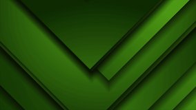 Bright green abstract corporate geometric material motion background. Seamless looping. Video animation Ultra HD 4K 3840x2160