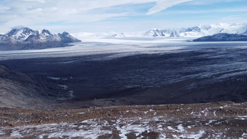 The impressive Ice Field in South America - Campo de Hielo Sur - in Patagonia Argentina and Chile - el Chalten Santa Cruz