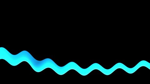 An abstract wavy line motion graphic background.