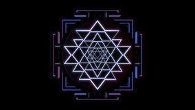 Sri Yantra 3D model element. Includes Luma Matte. Perfect 4K background video for TV show, stage and catwalk design, documentary movie or Tantra and Sacred geometry related projects.  - Powered by Shutterstock - Get 15% off with code: PIKWIZARD15