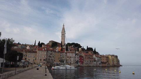View on the city Rovinj in Croatia.