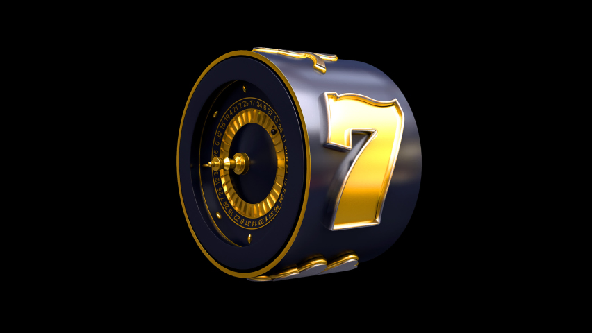 casino slot machine 777 roulette transparent background 3d render 3d rendering illustration 