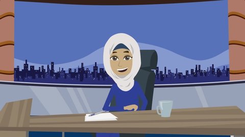 54 Hijab Girls Cartoon Stock Video Footage - 4K and HD Video Clips |  Shutterstock