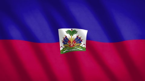 Haiti Flag 4K Video Resolution