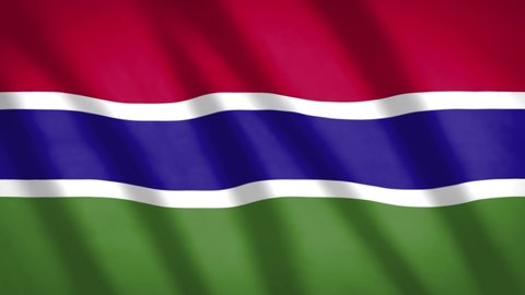 Gambia Flag 4K Video Resolution