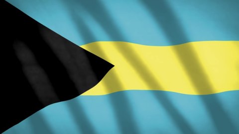 Bahamas Flag 4K Video Resolution