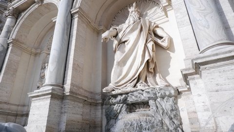 Fontana dell'Acqua Felice statues in Rome