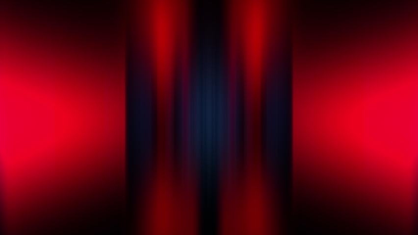 Animation loop blurred red light flickering vertical lines. Abstract CG Animation twisted red gradient light trails motion. 4K Futuristic geometric stripes patterns fast and glowing lines light leak.