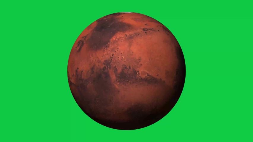 4k Mars Planet Green Screen, Mars in Space, Green screen Mars, 3840 x 2160 Mars Planet Green Screen Royalty-Free Stock Footage #1089801563