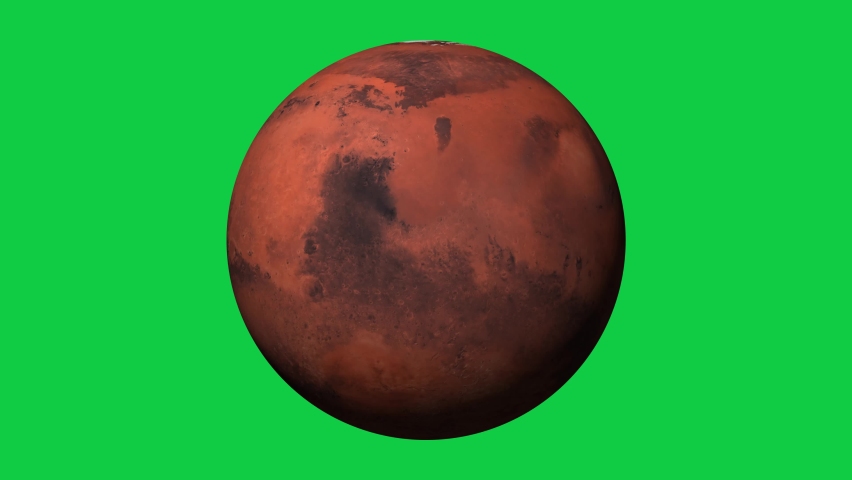 4k Mars Planet Green Screen, Mars in Space, Green screen Mars, 3840 x 2160 Mars Planet Green Screen