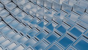 abstract animated background of silver cubes rising and falling. 3d render - Powered by Shutterstock - Get 15% off with code: PIKWIZARD15