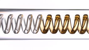 Getting natural oil from natural substances and flowers. Yellow oil flows in a spiral. Super slow motion filmed on high speed cinematic camera. - Powered by Shutterstock - Get 15% off with code: PIKWIZARD15