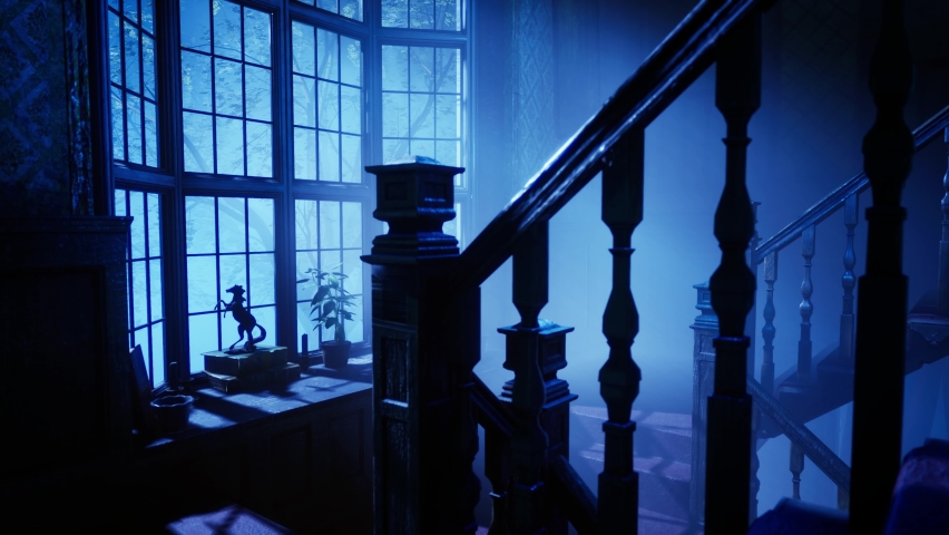 super cool old mansion animation