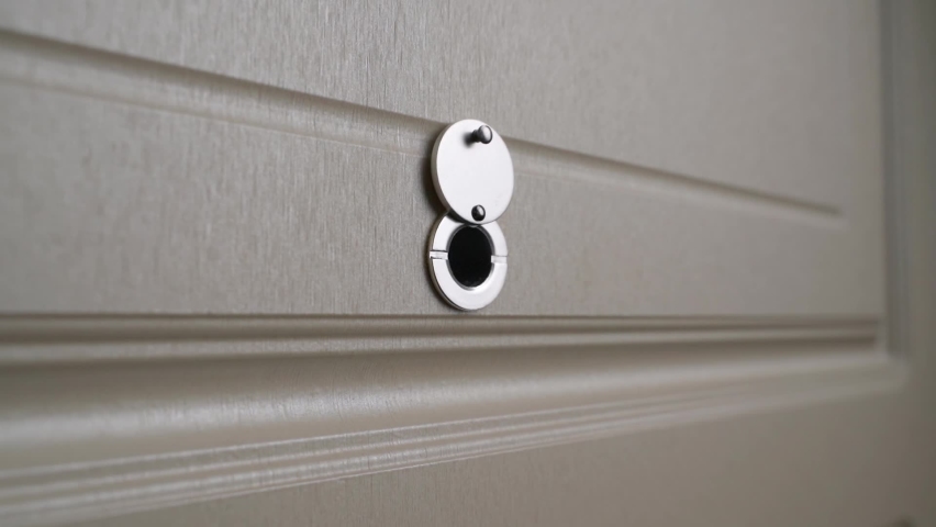 Always look through your peephole and put. Always look through your peephole and put