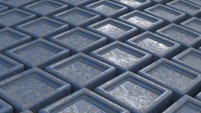 abstract animated background of silver cubes rising and falling. 3d render - Powered by Shutterstock - Get 15% off with code: PIKWIZARD15