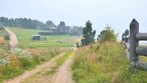 Russian countryside and landscapes near Irkutsk.