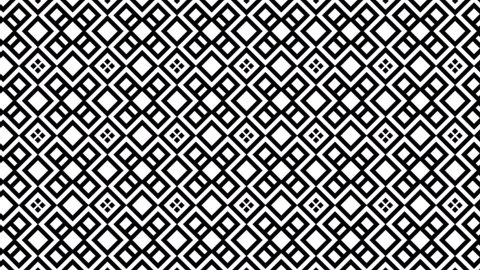 Chequered black and white fabric texture stock footage. 4 black and white mask for transitions based on a hexagonal grid. Bright and dynamic transition for videos and photos. Looped