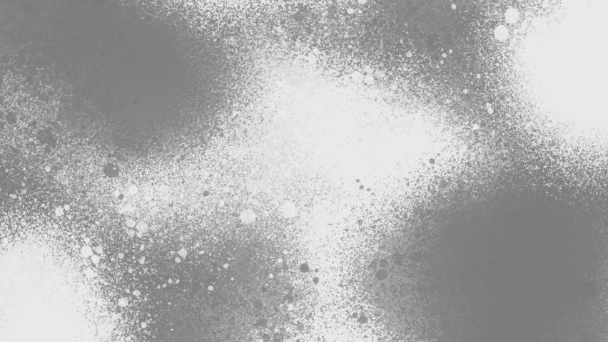 Black Spray Paint On White Background - Stock Video