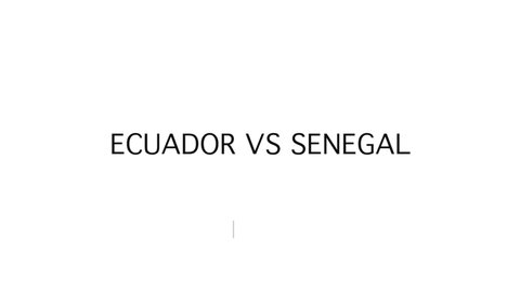 Soccer championship - Ecuador vs Senegal - Group A