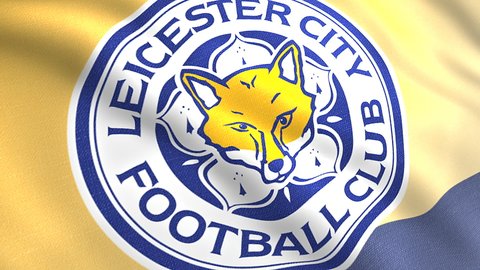 Waving Flag Leicester City Fc Football Stock Footage Video (100% ...