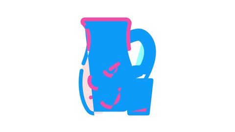 sangria spain beverage color icon animation