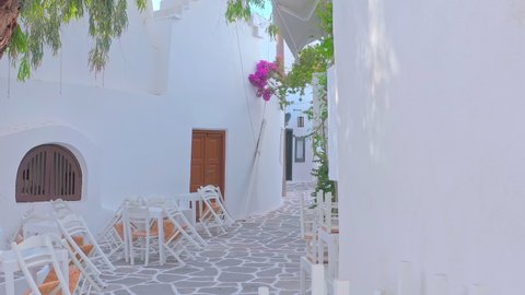 Travel to Greece and explore local traditional architecture. Greek island Paros