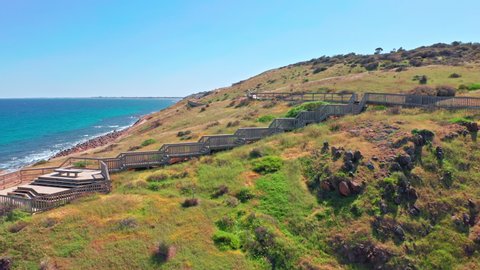 Hallett Cove coastal walk scenic outdoor nature and aerial view. Adelaide