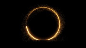 Sparky portal effect with looping animation. The animation has an alpha channel - Powered by Shutterstock - Get 15% off with code: PIKWIZARD15