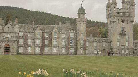 1st May, 2022. Ballater, Scotland. Balmoral, the queen of Englands summer residence.