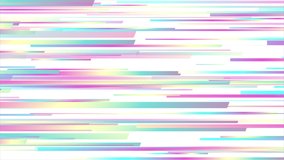 Holographic glossy stripes and lines geometric abstract tech motion background. Seamless looping. Video animation Ultra HD 4K 3840x2160