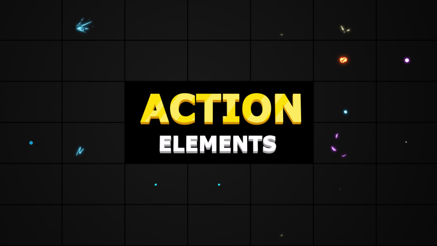 Action Elements Motion Graphics Pack 02 is an awesome pack which includes collection of cartoon explosion elements. 4K resolution with alpha channel. Royalty-Free Stock Footage #1090039853