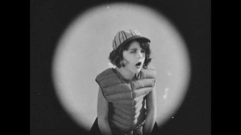 CIRCA 1926 - In this animated film, a rodent pitcher argues with the live-action little girl who's the umpire in an animals' baseball game.