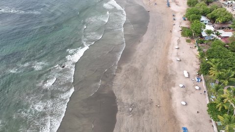 Aerial View Tamarindo Guanacaste Costa Rica Stock Footage Video (100% ...