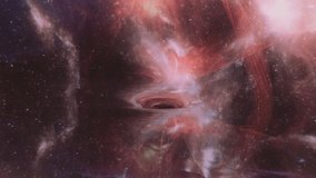 Flight through a worm hole, or a black hole to another galaxy or dimension. Space warp. - Powered by Shutterstock - Get 15% off with code: PIKWIZARD15