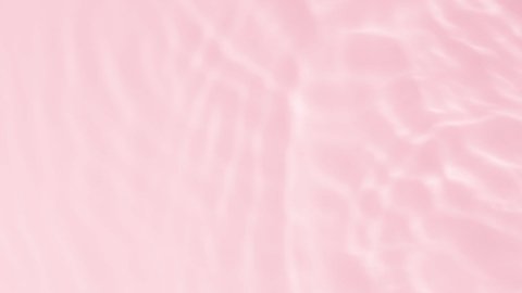 Waves and ripples on the water slow motion Full HD video banner toned in pink. Water texture with sun reflections overlay effect. Organic light gray drop shadow caustic effect