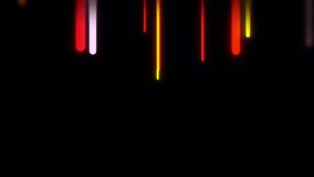 Vertical lines with bright colors form an endlessly looping video background. A nice abstract visual for clubs and festivals for example.