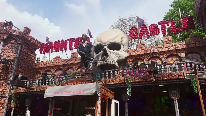 Ghost train ride Stock Video Footage - 4K and HD Video Clips | Shutterstock