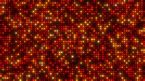 Colorful red-yellow lights. looping animation. Background panels, Spotlights