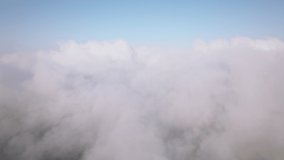 Slowly moving clouds B Roll Footage Cloudscape timelapse. Cloudy footage time lapse nature 4k. Worship christian religious background. Building motions clouds. Puffy fluffy white clouds sky time lapse
