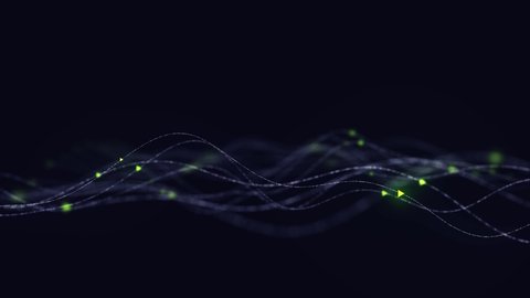 4K Abstract particle background (loopable)